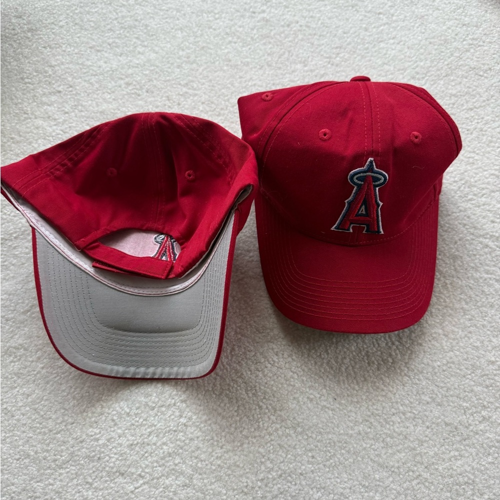 MLB Los Angeles Angels Red Baseball Cap with Logo